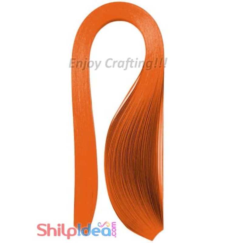 Quilling Paper Strips - Orange - 3mm